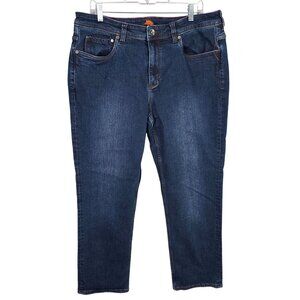 Mens Tommy Bahama Blue Denim Jeans Relaxed Fit Cotton Blend Stretch Size 35x30